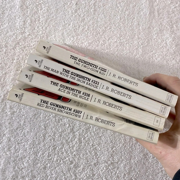 Vintage The Gunsmith  All Action Western Romance Novel x4 - Picture 7 of 14